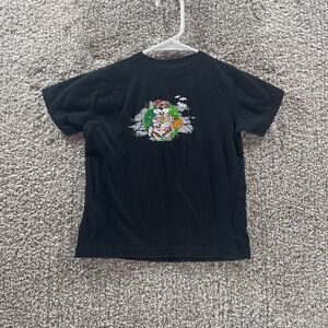 Buc-ee's Shirt Youth 4T Black Short Sleeve Halloween Boo Crew Logo Casual Cotton